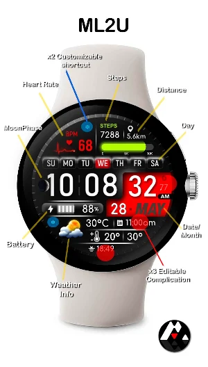 ML2U 272 Watch Face Screenshot 1