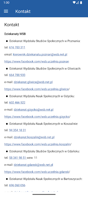 WSB Poznań Screenshot 2
