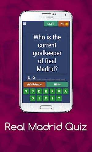 Real Madrid Quiz Screenshot 0
