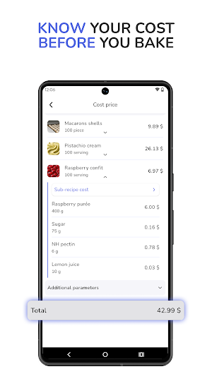 Cookara Recipe Cost Calculator Screenshot 3