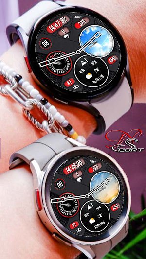 [N-SPORT608]BWHybird WatchFace Screenshot 0