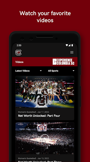 South Carolina Gamecocks Screenshot 0