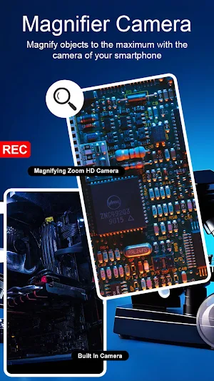 Magnifier Zoom Microscope Cam Screenshot 0