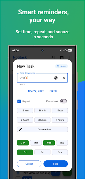 Notitask: Tasks & Reminders Screenshot 1