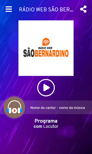 Rádio Web São Bernardino Screenshot 1
