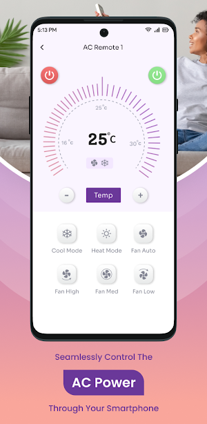 Smart AC Remote for Singer Screenshot 1