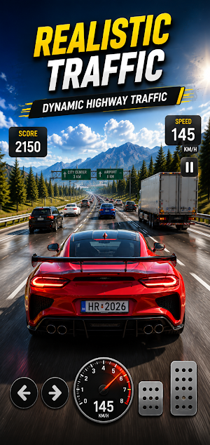 Highway Rush: Traffic Drive Screenshot 2