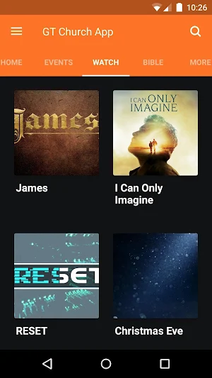 GT Church App Screenshot 1