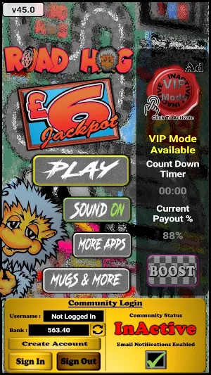 Road Hog Classic Fruit Machine Screenshot 0