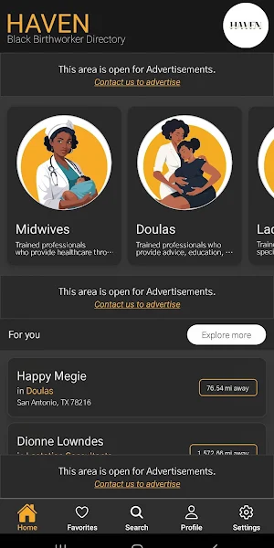 Haven Black Birthworker Screenshot 0