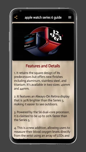 apple watch series 6 guide Screenshot 1