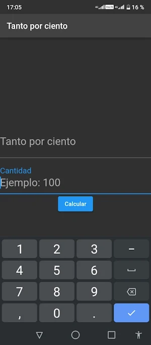 Calcular el porcentaje Screenshot 1