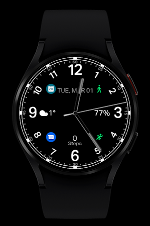 Analog Watch Face Wear OS Screenshot 1