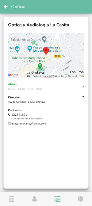 Óptica La Casita Screenshot 2