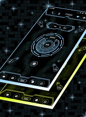 Visionary Launcher 4 - 2021- Hi-tech launcher Screenshot 3