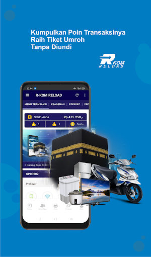 R-KOM RELOAD : Aplikasi Agen Pulsa & PPOB Screenshot 2