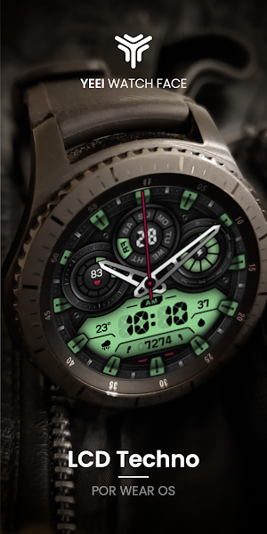 LCD Techno Watch Face Screenshot 3