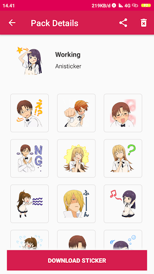 AniSticker - Stickers Anime WA screenshot 4