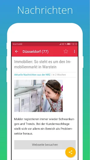 Düsseldorf Neuigkeiten Screenshot 2
