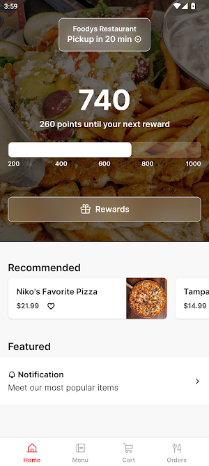 Foodys Mobile Screenshot 0