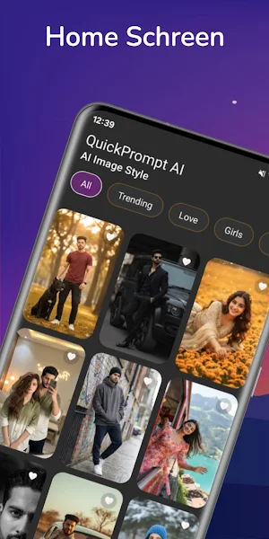 QuickPrompt AI: Art Prompts Screenshot 0
