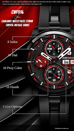 CWF016 Raptor X Watch Face Screenshot 0