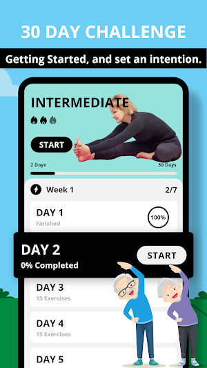 Yoga Exercise for Seniors-Workout for Old & Elders Screenshot 2