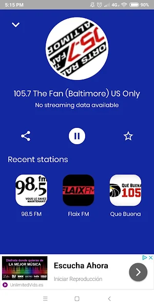 105.7 The Fan Baltimore Screenshot 3