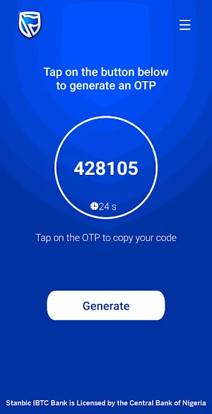 Stanbic IBTC E-token Screenshot 1