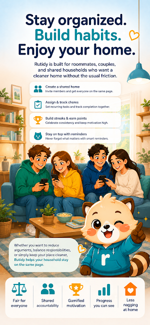 Rutidy: Shared House Cleaning Screenshot 2