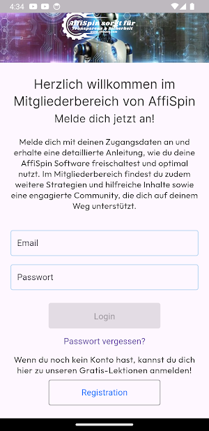 AffiSpin Screenshot 0
