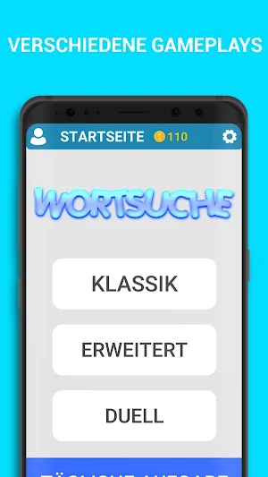 Word Search German Free Puzzle Word Game Screenshot 0