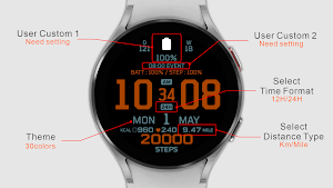 IWF AllNew Digi Pro watchface Screenshot 1
