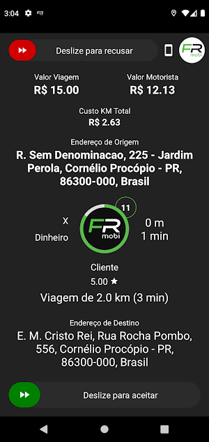 FR mobi - Motorista Screenshot 0