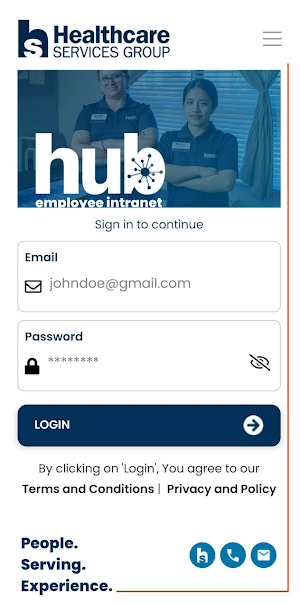 HCSG Connect Screenshot 2