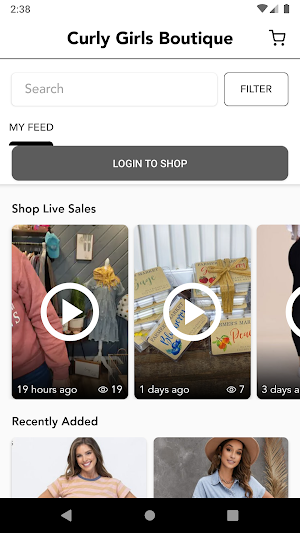 Curly Girls Boutique Screenshot 1