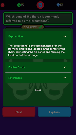 Anatomy Quiz: Trivia Body Game Screenshot 1