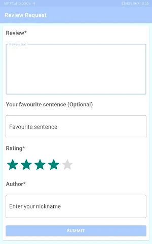 Book Blogger Screenshot 3