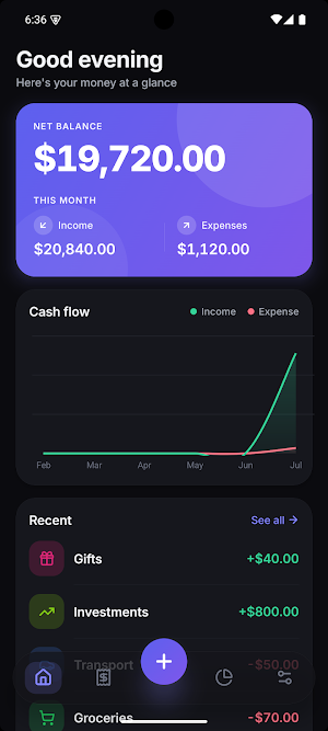 Sprig: Private Expense Tracker Screenshot 0