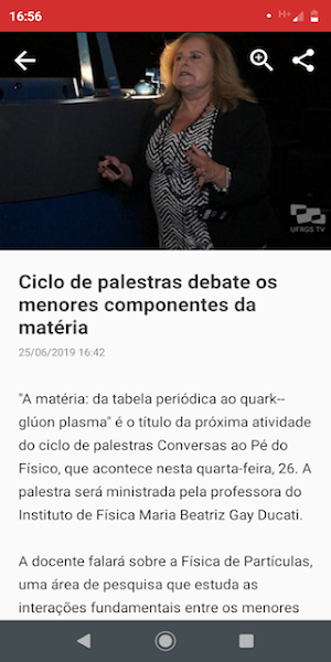 UFRGS Mobile Screenshot 1