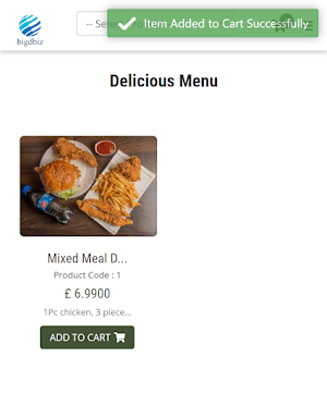 Digital Menu Screenshot 3