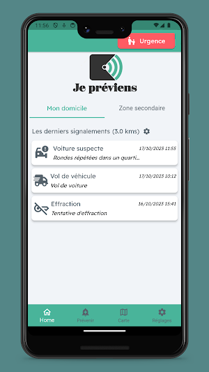 JePréviens - Sécurité Screenshot 0