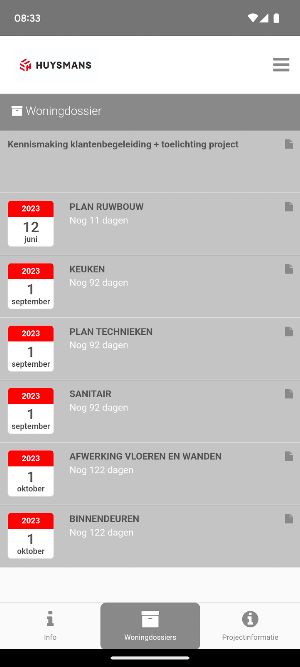 Bouwwerken Huysmans Screenshot 2