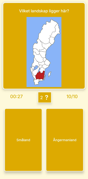 Sweden Map - Geography Quiz Screenshot 1