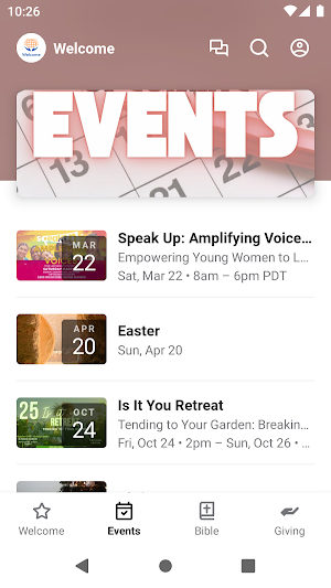 Welcome Ministries Screenshot 1