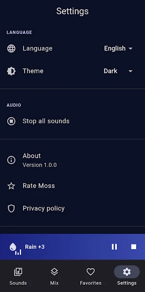 Moss · Sounds of Calm Screenshot 3