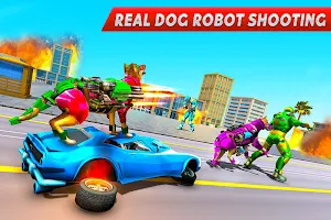 Dog Robot Transform Moto Robot Transformation Game Screenshot 0