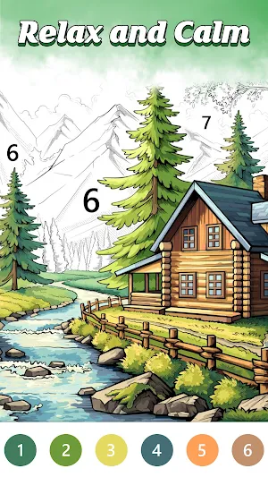 Pure Color by Number Book Screenshot 1