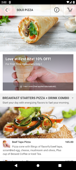 Solo Pizza Screenshot 2
