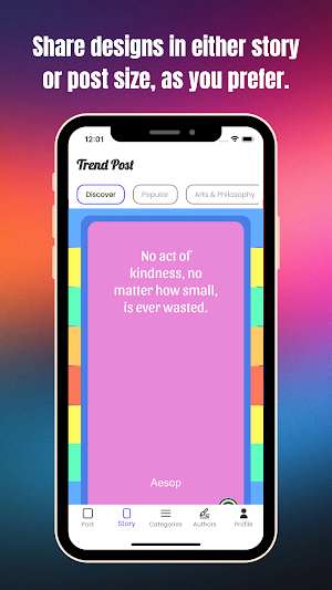 Trend Post Quotes PRO Screenshot 2